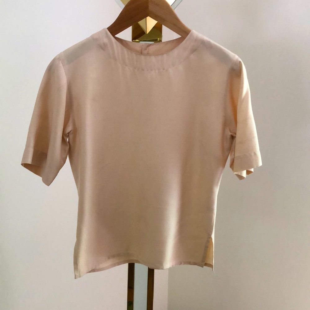 Vintage CALVIN KLEIN CLASSICS COLLECTION Silk Top, Size 4